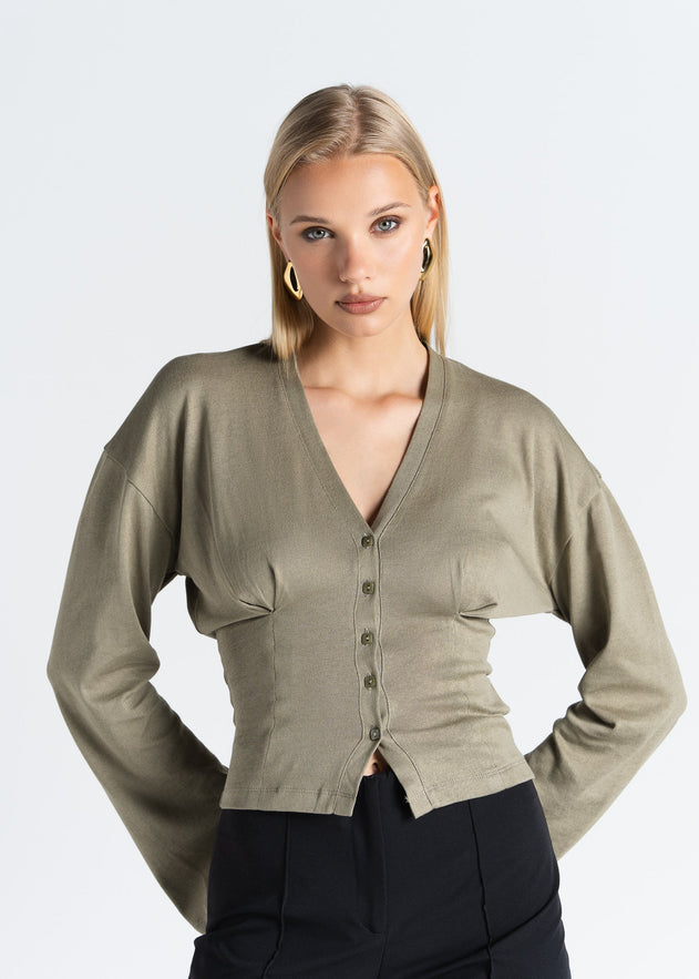 D'Arc Blouse Green