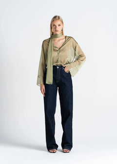Knox Relaxed Straight Jeans Dark Blue
