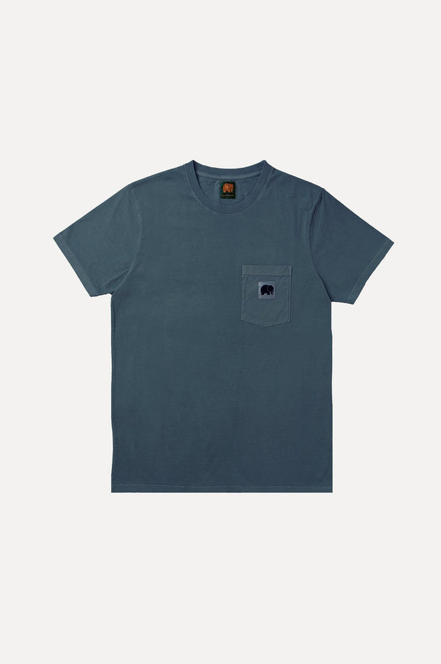 Garza Pigment Dyed T-Shirt Elm Green