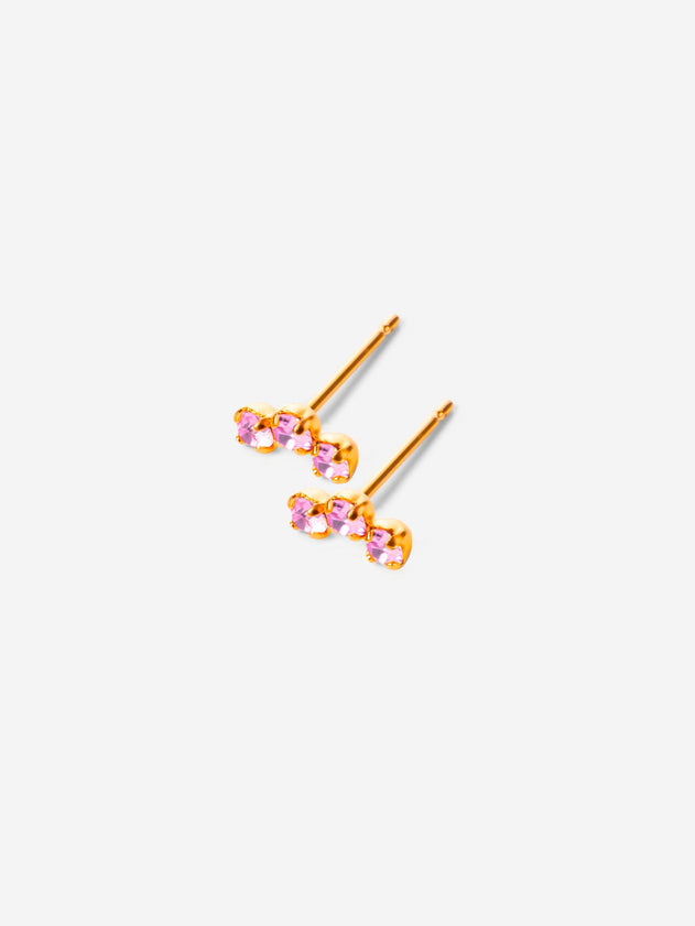 Gaston Earrings Lila