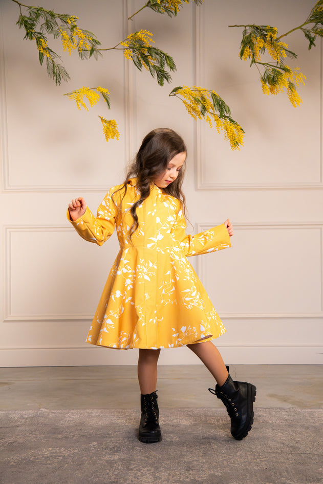 Kids' Majestic Yellow Raincoat