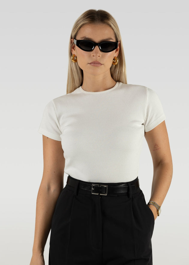 GS T-Shirt Full Length - White