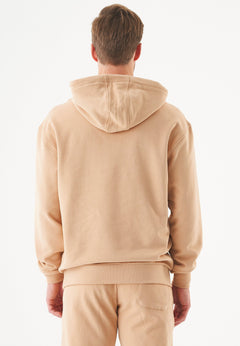 Halki Unisex Soft Touch Organic Cotton Hoodie Beige