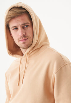 Halki Unisex Soft Touch Organic Cotton Hoodie Beige