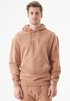 Halki Unisex Soft Touch Organic Cotton Hoodie Light Brown