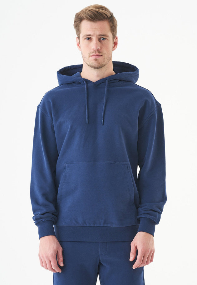 Halki Unisex Soft Touch Organic Cotton Hoodie Navy