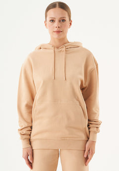 Halki Unisex Soft Touch Organic Cotton Hoodie Beige