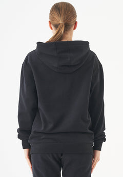 Halki Unisex Soft Touch Organic Cotton Hoodie Black