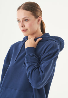 Halki Unisex Soft Touch Organic Cotton Hoodie Navy