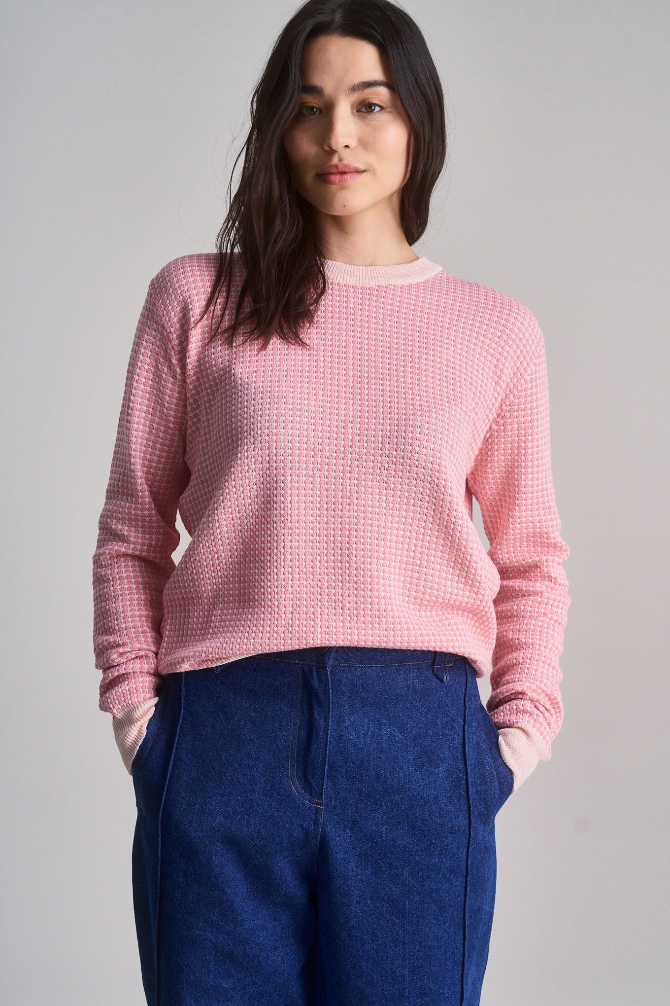 Hana Organic Cotton Jumper Pink