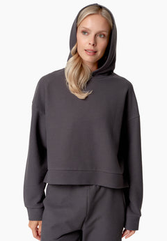 Hanna Waffle Hoodie Shadow