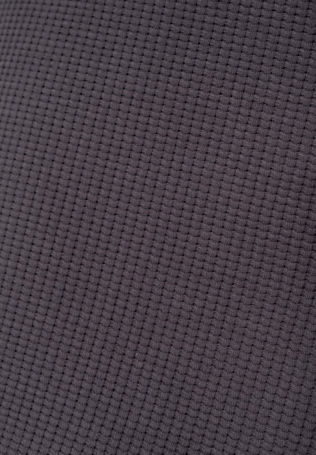 Hanna Waffle Hoodie Shadow