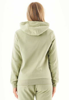 Haree Soft Touch Organic Cotton Hoodie Sage Green