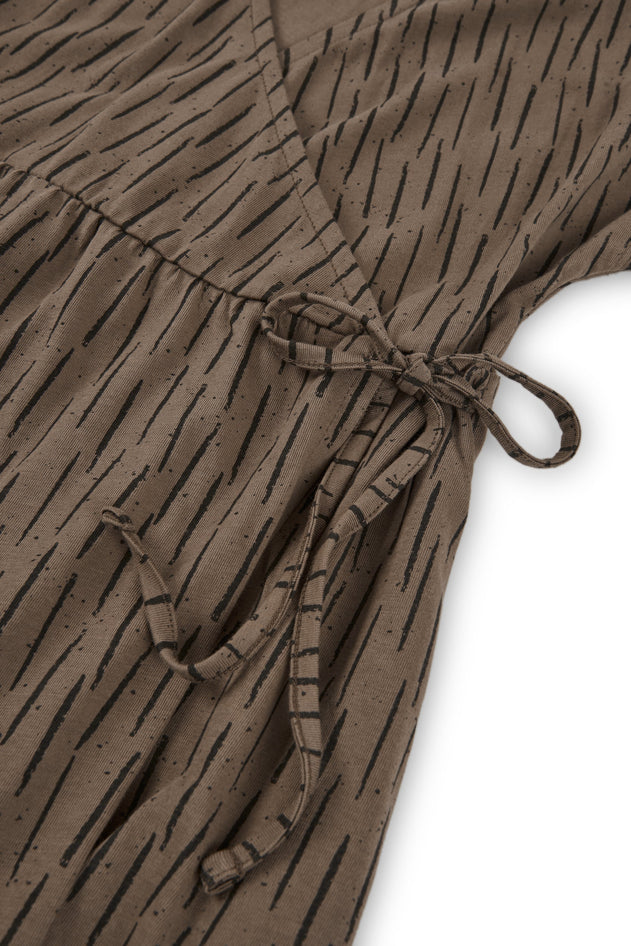 Lasten Hannia Kietaisumekko Bark Brown