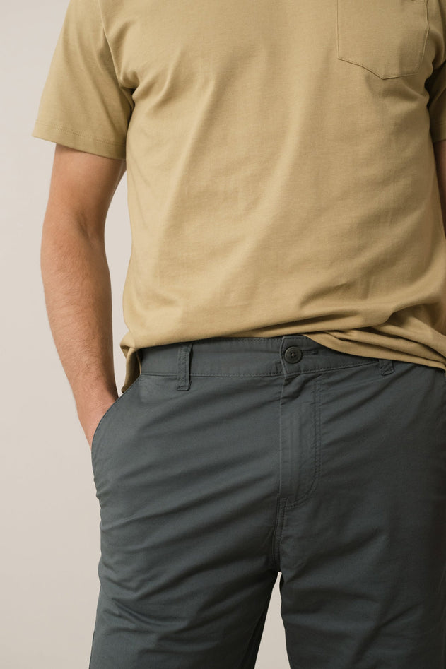 Men's Hans Linen Blend Bermuda Shorts Blue