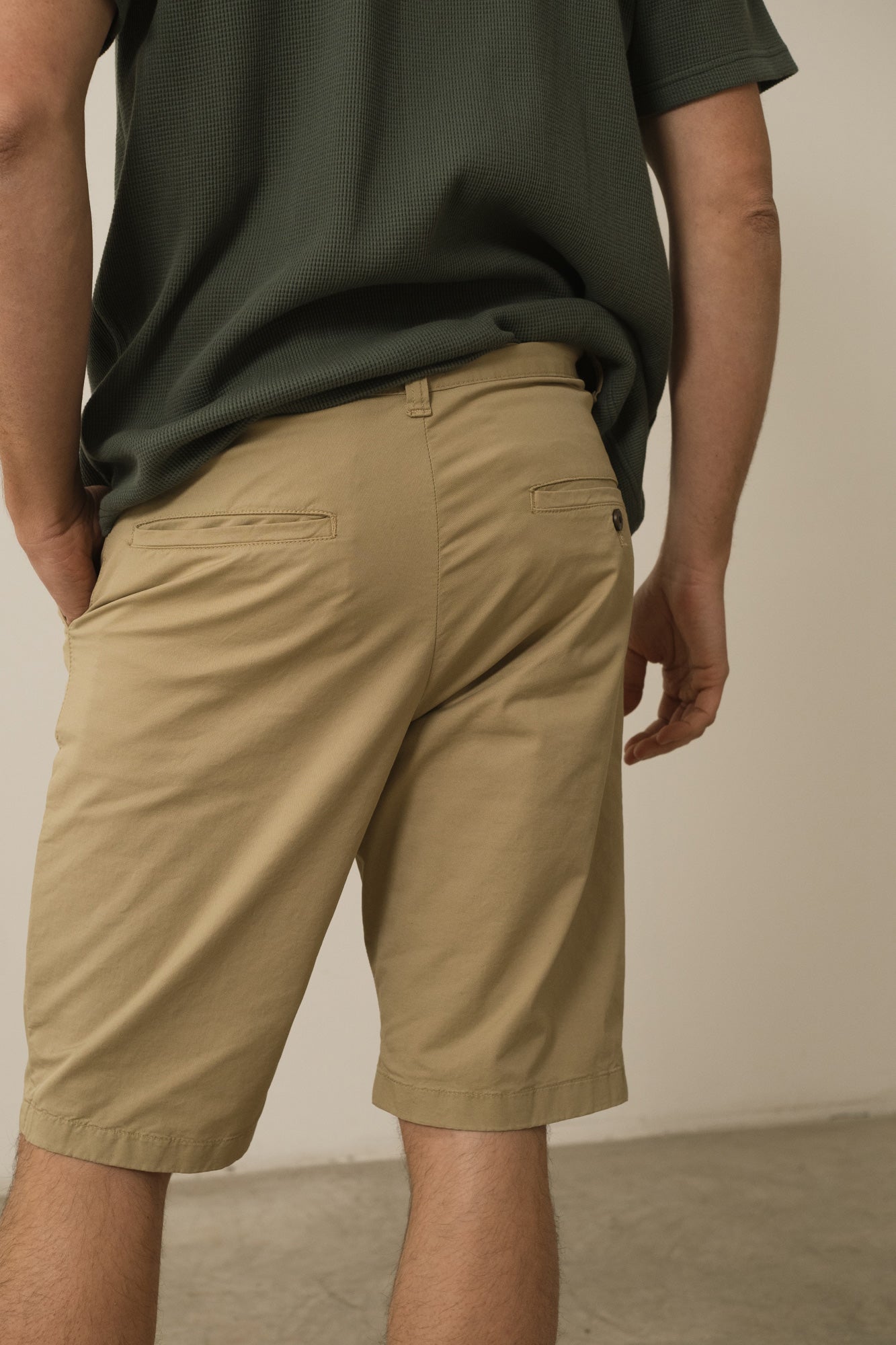Hans Puuvillashortsit Khaki