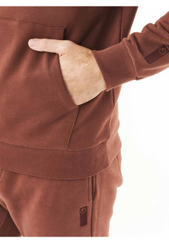 Hoolden Soft Touch Organic Cotton Hoodie Coffee Brown