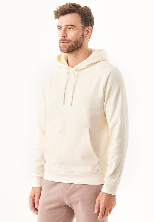 Hoolden Soft Touch Organic Cotton Hoodie Off White