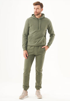 Hoolden Soft Touch Organic Cotton Hoodie Olive