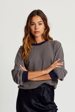 Hope Organic Cotton Jumper Navy