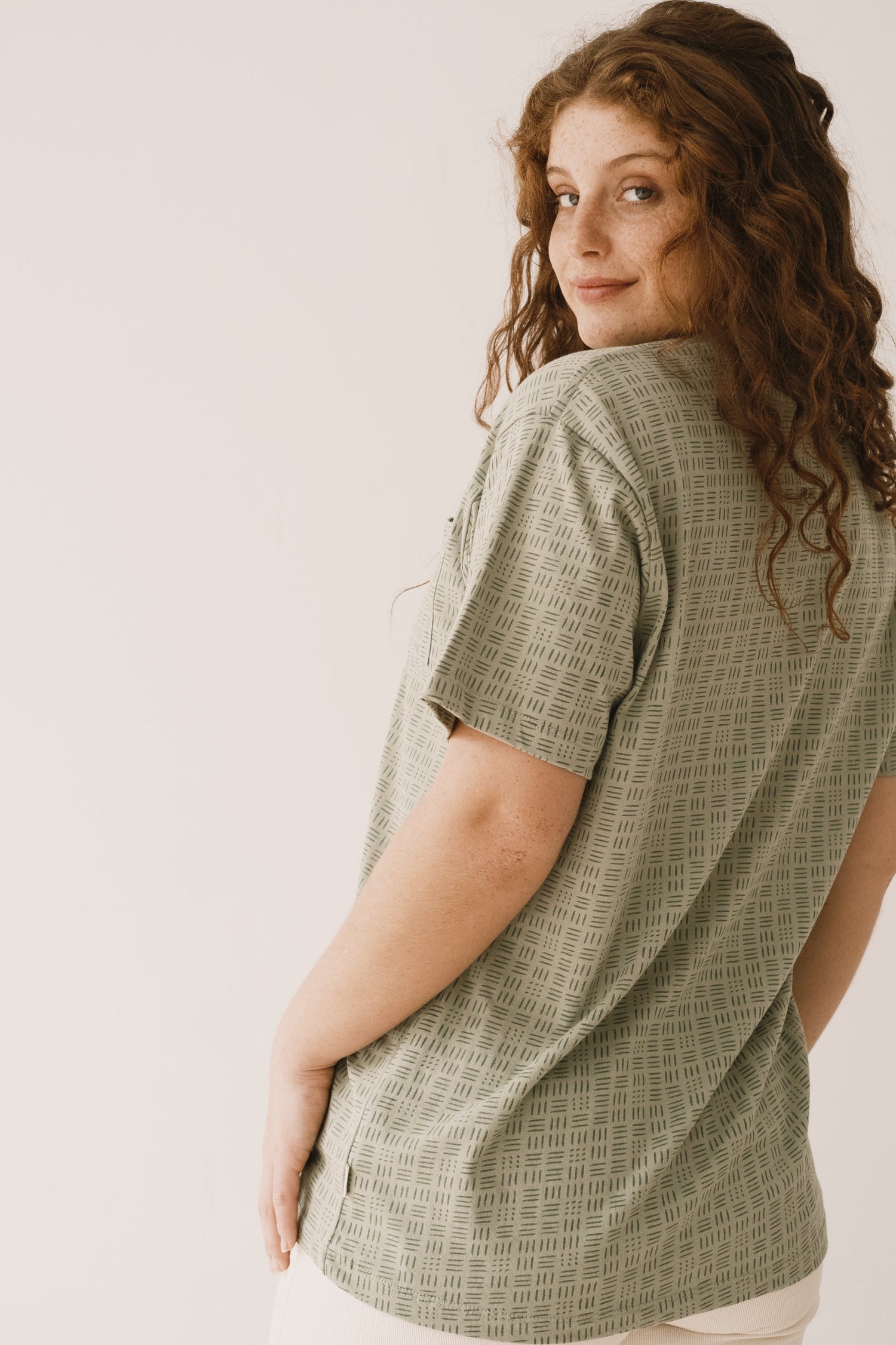Harriet T-paita Wicker Green