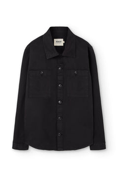 Helmut Unisex Organic Cotton Worker Overshirt Black