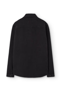 Helmut Unisex Organic Cotton Worker Overshirt Black