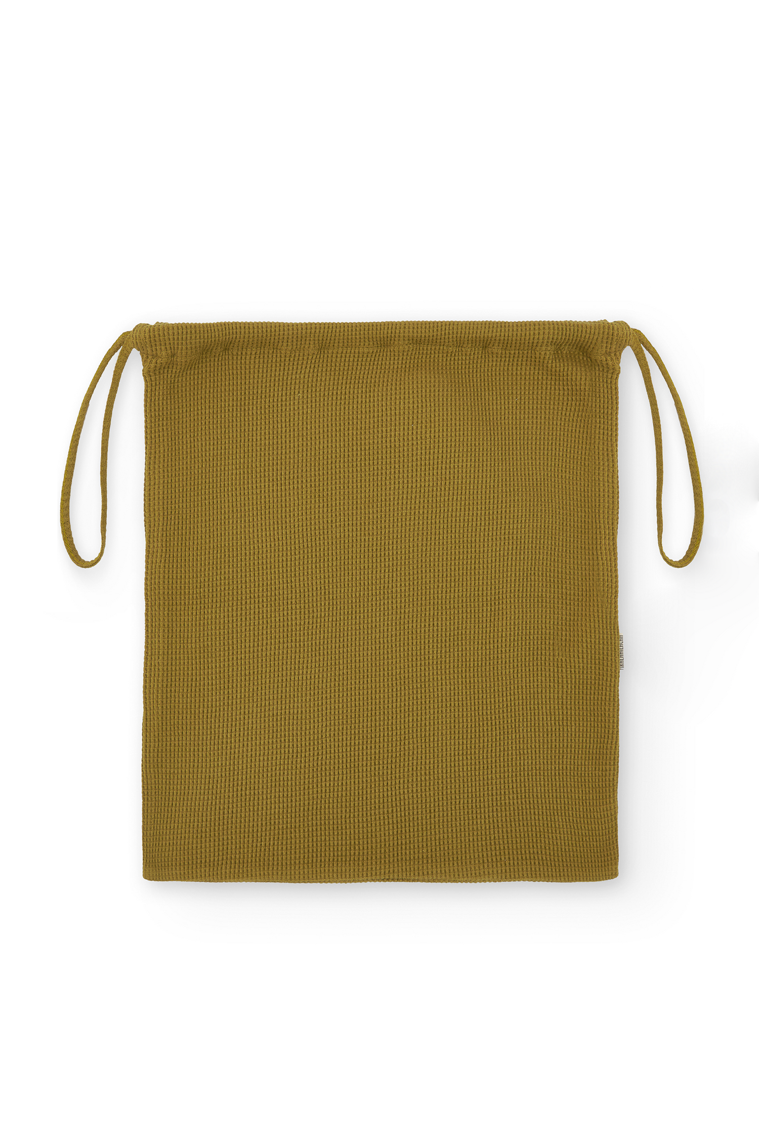 Multipurpose Waffle Pouch Bag Mustard