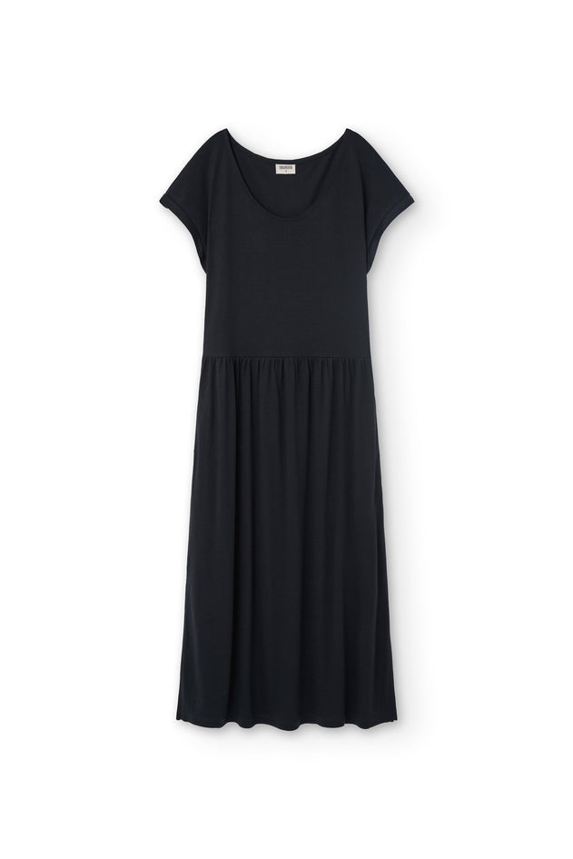 Hanna Tencel Long Dress Black