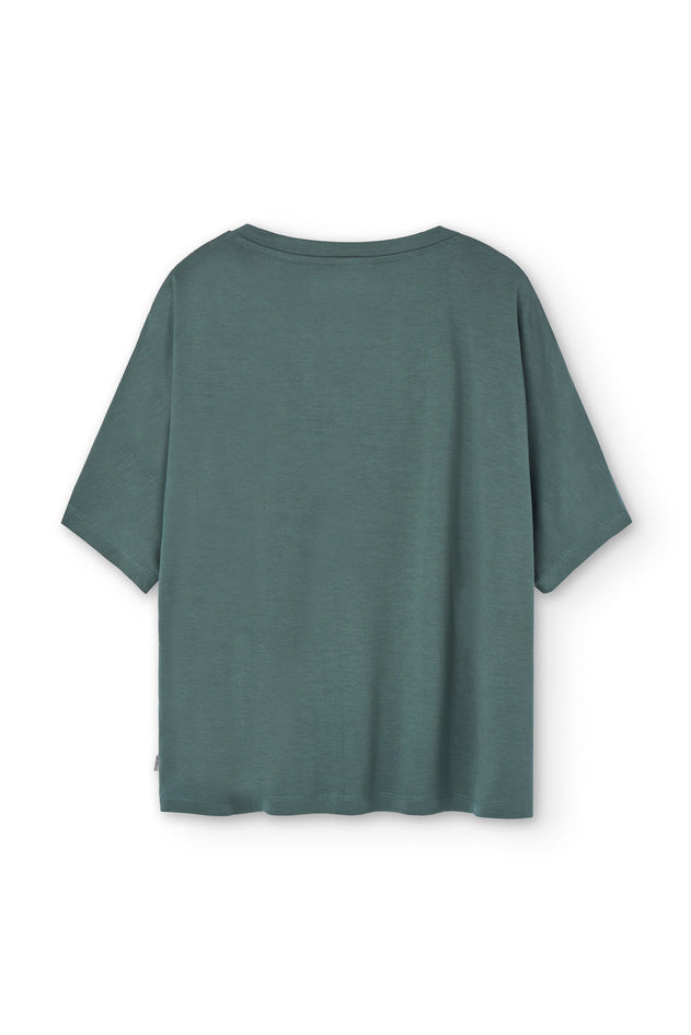 Hilda Short Sleeved Tencel T-Shirt Green