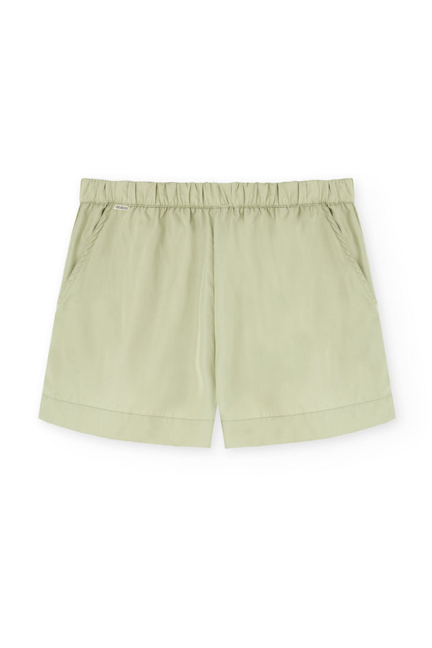 Hebe Tencel Shorts Green