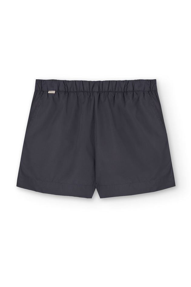 Hebe Tencel Shorts Black