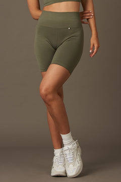 Halo Biker Shorts Khaki