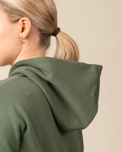 Toive Hoodie Dress Sage Green