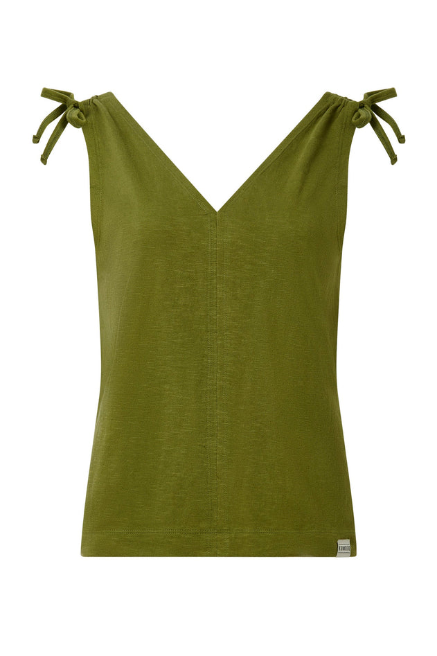 Celia Organic Cotton Top Green