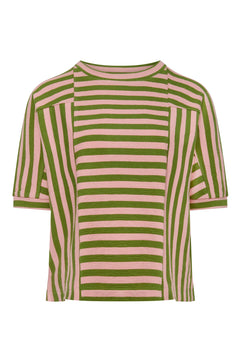 Juniper T-Shirt Striped Pink