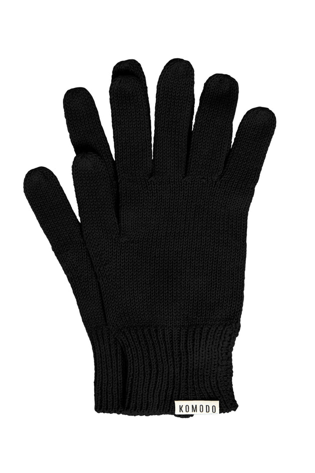 City Organic Cotton Gloves Black