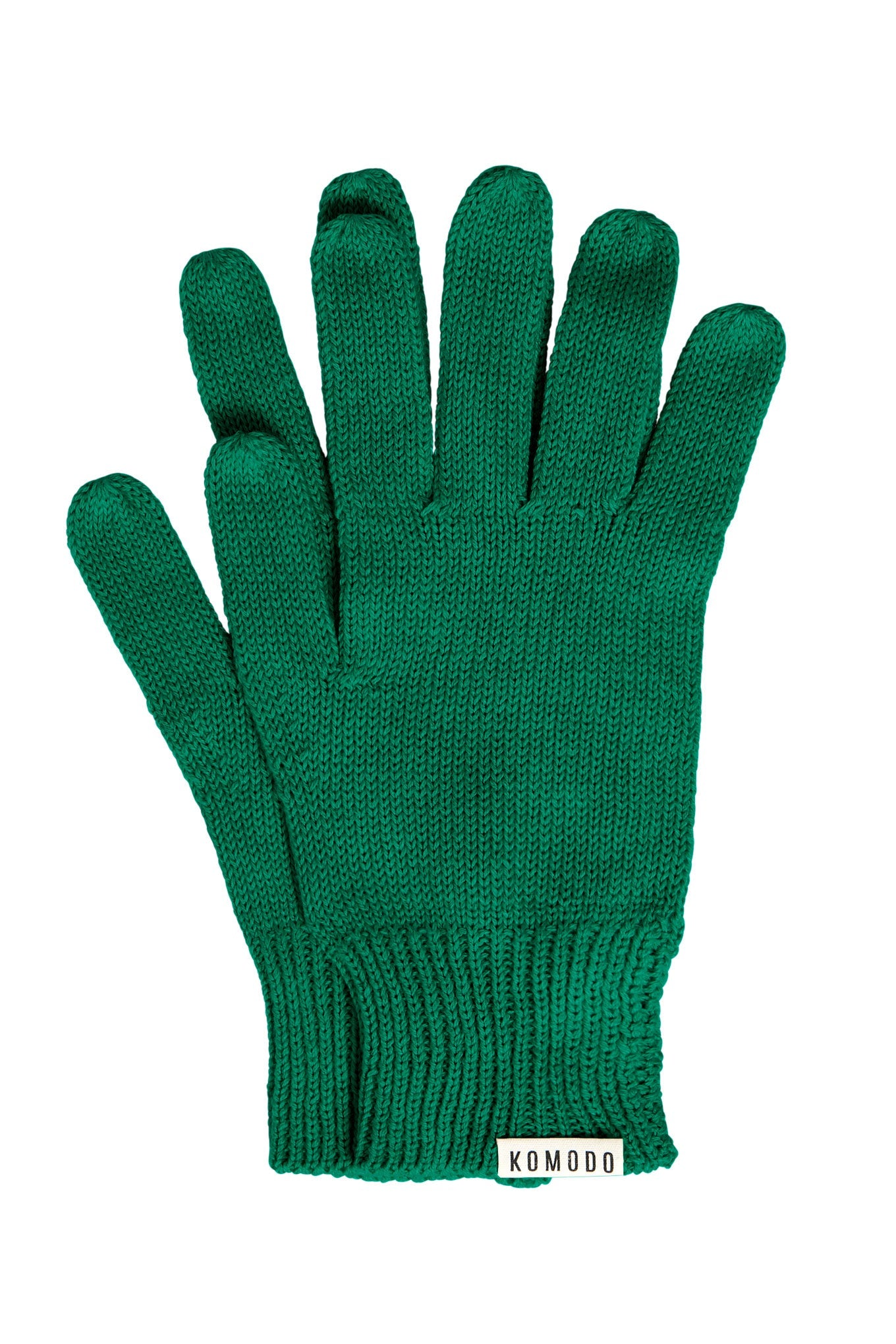 CITY GOTS Organic Cotton Gloves - Bright Green