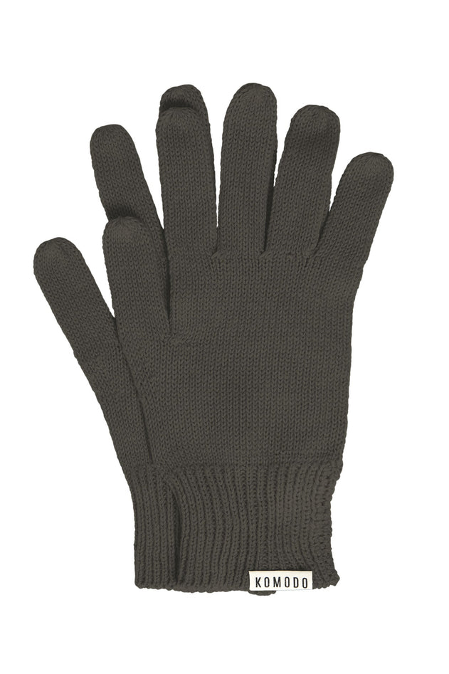 City Organic Cotton Gloves Grey