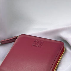 Kivik Apple Leather Small Zip Wallet