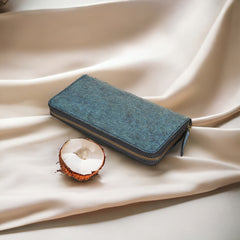 Kochi Coconut Leather Long Zip Wallet