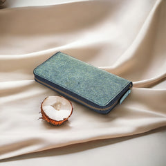 Kochi Coconut Leather Long Zip Wallet