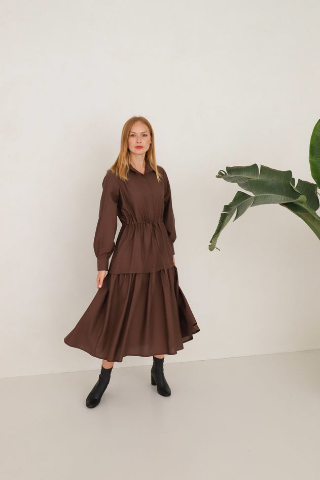 Enteliér Mekko Suklaanruskea