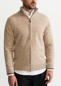 The Rodna 100% Wool Cardigan Cream