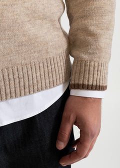 The Rodna 100% Wool Cardigan Cream