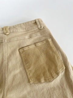 Pop Organic Cotton Trousers Dark Sand