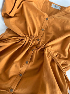Dusk Organic Cotton Dress Orange