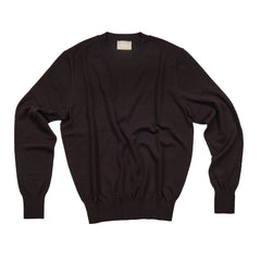 Merino Crew Knit Brown