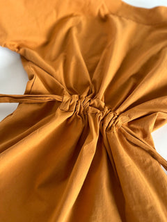 Dusk Organic Cotton Dress Orange