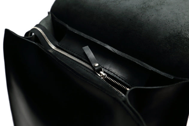 Mod 120 Cuoio Nahkareppu Musta